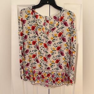 Old Navy Multicolor Floral Women's Blouse